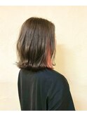 イヤリングカラーでほんのり個性的♪