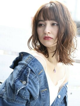 ヘアアンドメイク シークネクスト(HAIR&MAKE SeeK NEXT) 【SeeK NEXT島貫】きりっぱボブディ×無造作カール