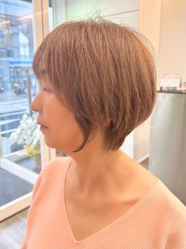 ビューエヒメ(VIEW EHIME) 大人ラフウェーブ20代30代40代ボブブラウンスウィングショート