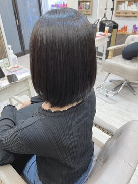 ヘアメイクゼロ 坂戸駅前店(hairmake zero) カット+酸性ストレート+ケラウオーターTR