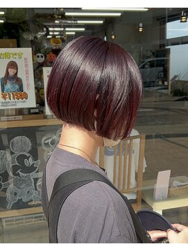 サラ HAIR&MAKE SALA 相模大塚店 ミニボブ 秋カラー