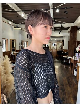 ヘアメイクエイト 丸山店(hair make No.8) ◆担当：岩切祐樹◆ワイドバング＋マッシュショート