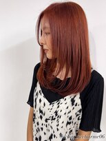 リシャルム 新保店(Re charme)&nbsp;［Re Charme/近藤恭輔］コーラルカラーと顔まわりレイヤー