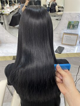 シェノン サントル(CHAINON CENTRE) 似合わせカット/縮毛矯正/レッドブラウン/フルバング