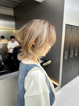 イキ 表参道(iki omotesando) ハッシュカット/フルバング/似合わせカット/レッドブラウン