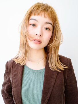 ロンドアンメゾン 原宿(Lond un Maison.) ブリーチハイトーンホワイトグレージュダブルカラーボブ/池袋