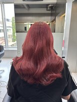 イキ 表参道(iki omotesando)&nbsp;デザインカラー／レイヤーカット/ウェットヘア/オリーブベージュ