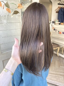 シェノン 赤羽店(CHAINON) 愛されナチュラルストレートロング透明感アップカラー赤羽