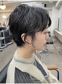 【中目黒】大人の黒髪ベリーショートパーマ☆