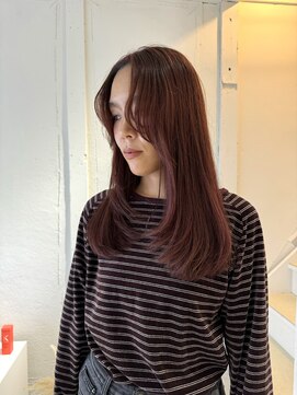 ヒカリスナカザキアンド(HIKARIS nakazaki &) レッドブラウンとワンカールレイヤー