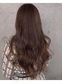 Wケアカラーで作る!淡いブラウン