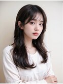 小顔◎軽めロングレイヤー【TELA HAIR 稲毛店】