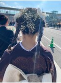 【前田】タイト三つ編みツイン