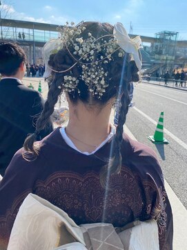 ヘアーズ ラブリージョブリー(hair's Lovely Jubbly) 【前田】タイト三つ編みツイン