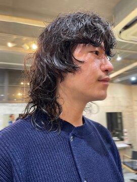 ナループロアオハナ(Nalu pu loa ohana) ウルフパーマくせ毛パーママレットヘア海外風パーマ