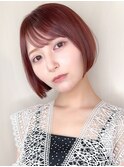 まとまりやすいショートボブで可愛く垢抜けヘアに♪