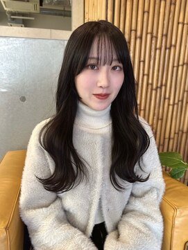 韓国　レイヤーカット　髪質改善　