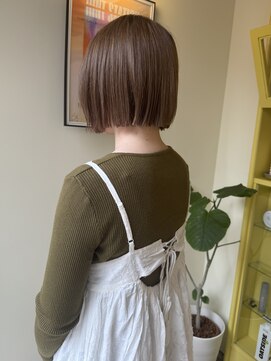 ヒントステーション(HINTSTATION) 〈浅草 半個室〉ぱつっと無造作ボブ