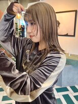 ノエ(noe)&nbsp;ホワイトグレージュ/デジタルパーマ/チェリーブラウン/栄h59