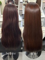 ウル バイ ドット(ulu by dot.)&nbsp;【かがみ】ナチュラルブラウン/髪質改善ストレート