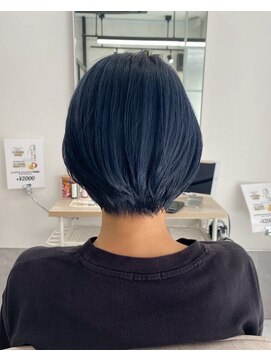 ミエルヘアーエスト 新宿店(mielhair est) ディープブルー☆ブリーチカラー　【新宿】