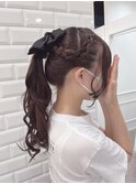 夏にもおすすめ＊アップスタイルヘアメ＊新井