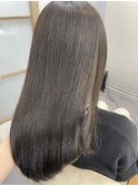 艶グレージュ[髪質改善][縮毛矯正]