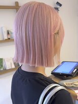 ブレイズヘアー(BLAZEhair)&nbsp;【ぱつっとハイトーン】ホワイトミルクティピンク×ブリーチ３回
