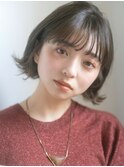 【emu井上信洋】ワイドバングでおしゃれ外ハネボブ【エミュ】