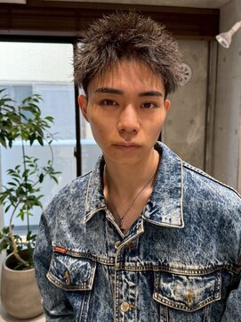 ベイルーム(BAYROOM by HONEY omotesando) スパイキーヘア/アップバング/ツーブロック/黒髪1