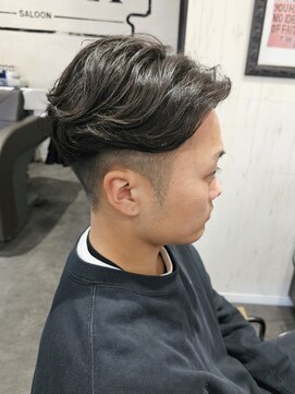 センターパート × ニュアンスパーマ2