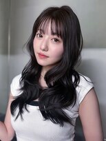 アイティーバイアルバム 松戸店(IT by ALBUM)&nbsp;顔周りレイヤーロングフェイスフレーミングおくれ毛_F0991