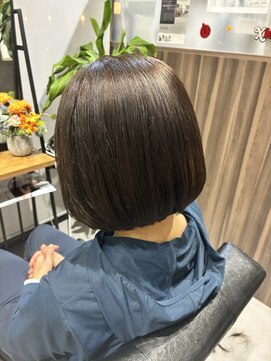 縮毛矯正でボブスタイル♪