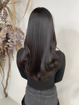 ベルム(Belme) ★くびレイヤー韓国風巻き髪ダークアッシュショコラ/髪質改善