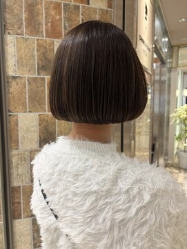 ピークアブー アヴェダ アトレ恵比寿(PEEK-A-BOO AVEDA) ワンレンボブ　ミニボブ　長めボブ　似合わせ大人ボブ