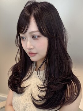 ノネル(nonel.) 透明感カラー/レイヤーカット/小顔カット/ダブルカラー