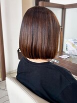 ナオシ 田原台店(nao c)&nbsp;艶感ナチュラルストレートボブ【四條畷市】