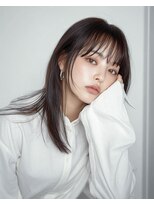 ハーツオオサカ(HE:ARTS OSAKA)&nbsp;韓国ブラック　ナチュラルロング