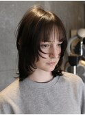ハッシュカット/ハッシュボブ/顔まわりレイヤーフェイスレイヤー