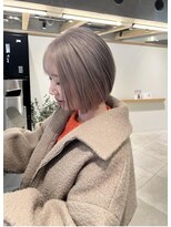 オーク たまプラーザ(OAK) ミニボブ ミルクティーグレージュ