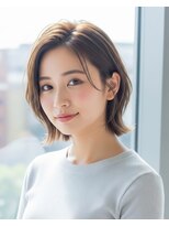 ラディシュ さがみ野(RADISH) 髪質改善メテオ透明感カラー×美髪ワンホンレイヤーカット◎小顔