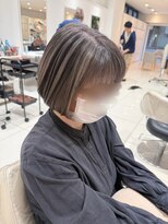 アッシュ 武蔵小金井店(Ash)&nbsp;＼白髪ぼかしハイライト/大人ボブ/グレージュ/50代／