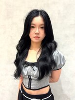 ヘアデザインファブロ イオンモール宮崎店(hair design FABRO.)&nbsp;【FABRO.宮原】韓国レイヤー×ブルーブラックカラー20代30代40代
