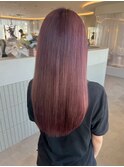 桑名ロングレイヤーカットハッシュカット透明感カラー重めロング