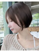 サンドナル 鹿児島天文館(sand NALU)&nbsp;ハッシュカット/グレージュ/デザインカラー[鹿児島天文館]