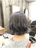 ボブ☆ラベンダーグレー