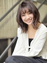 ナナナ パレナ 宝塚店(nanana parena)&nbsp;透明感たっぷりカラー外ハネアッシュベージュ【nanana parena】2