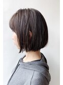 【morio札幌】2020年原宿髪型 大人かわいい黒髪ボブ