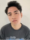 ◇就活ヘア ベリーショート ツーブロック 七三オールバック