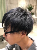 ワンズ ビューティー(ONE'S beauty) ◆ダークシルバーブルー◆刈り上げマッシュ！